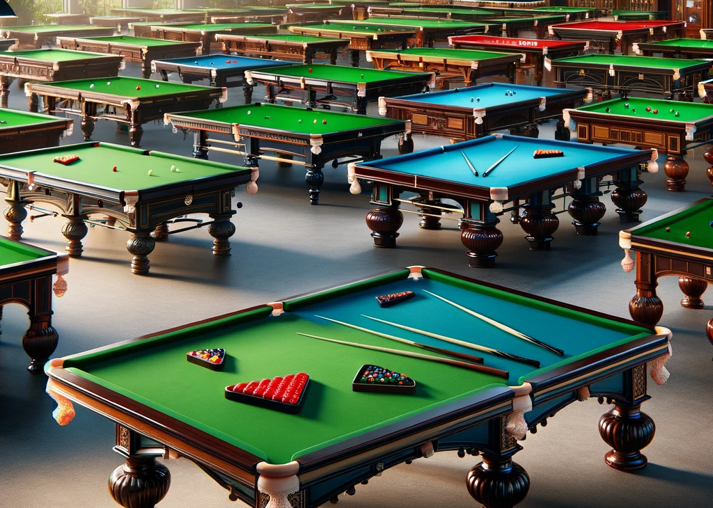 snooker tables